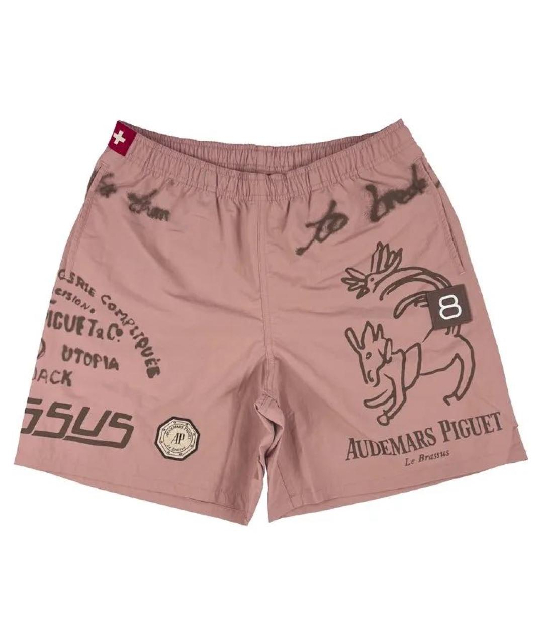 CACTUS JACK BY TRAVIS SCOTT Коралловые синтетические шорты, фото 1