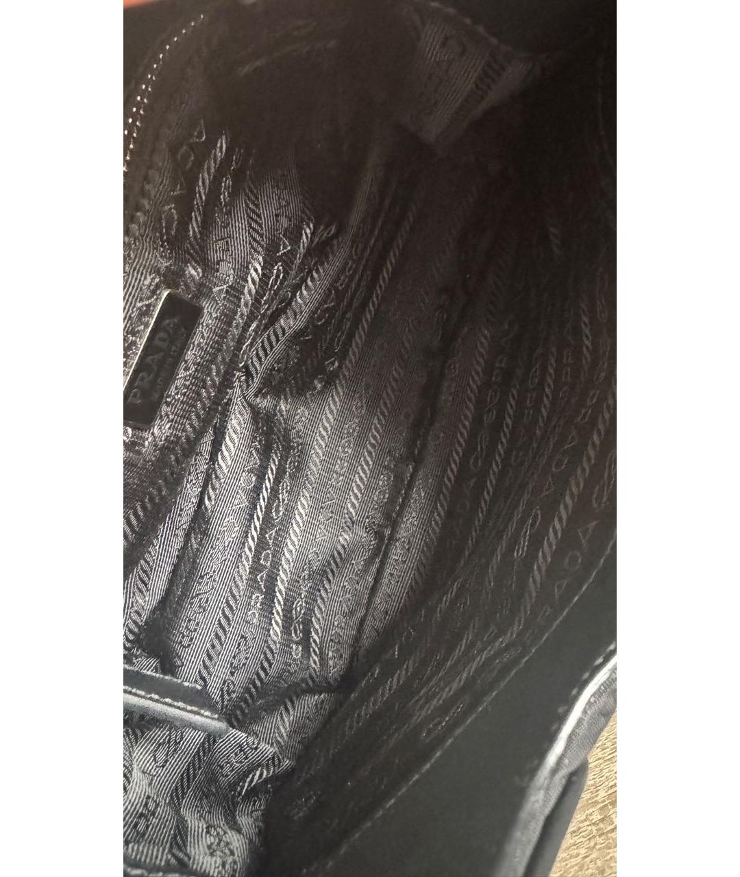 PRADA Черная сумка с короткими ручками, фото 7