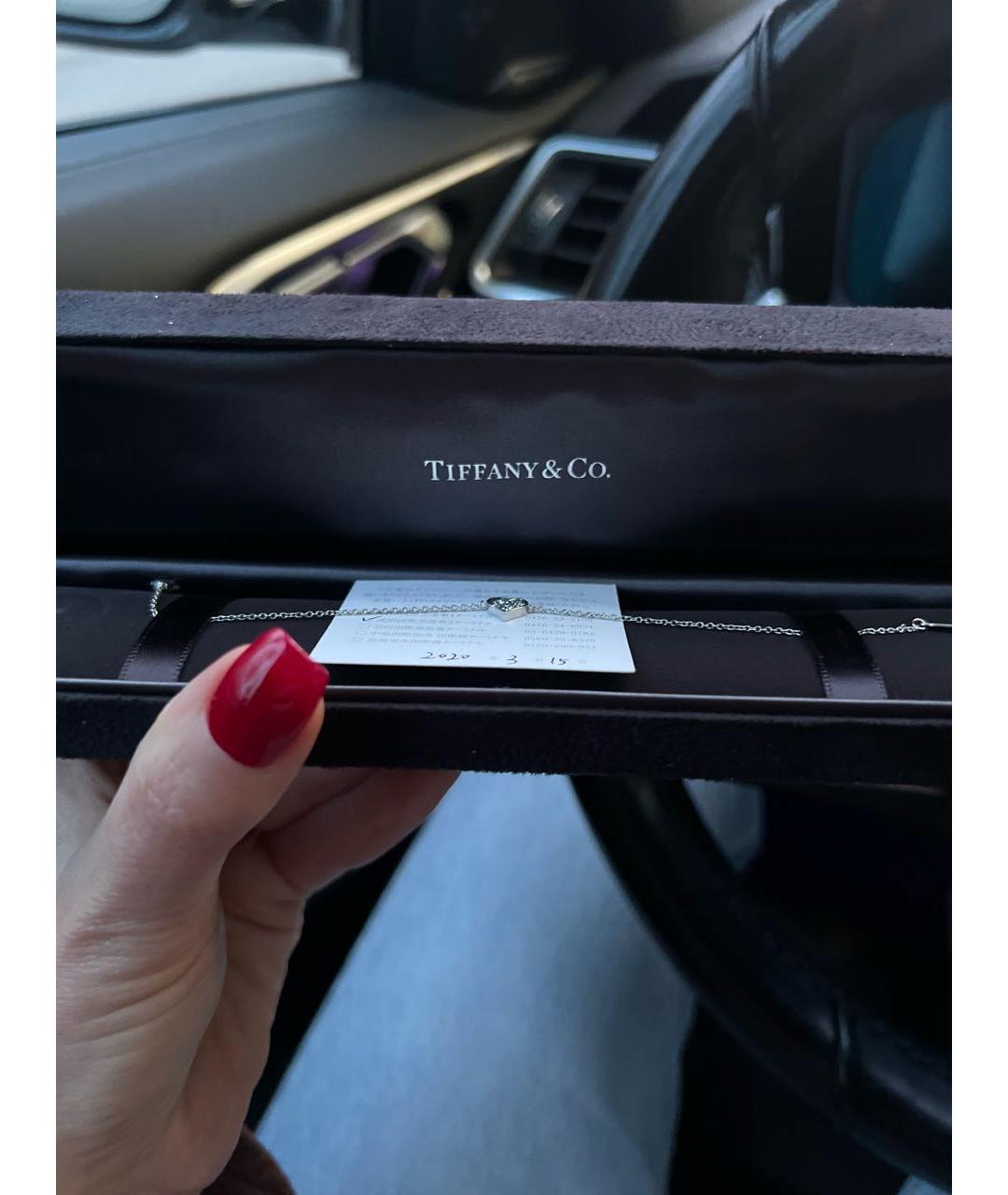 TIFFANY&CO Белый браслет из белого золота, фото 4