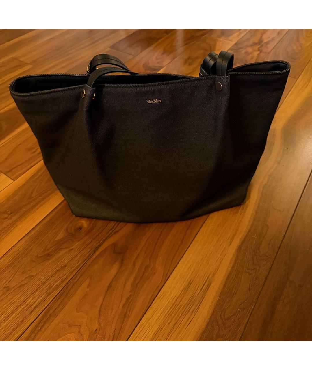 MAXMARA PURE Серая хлопковая дорожная/спортивная сумка, фото 5