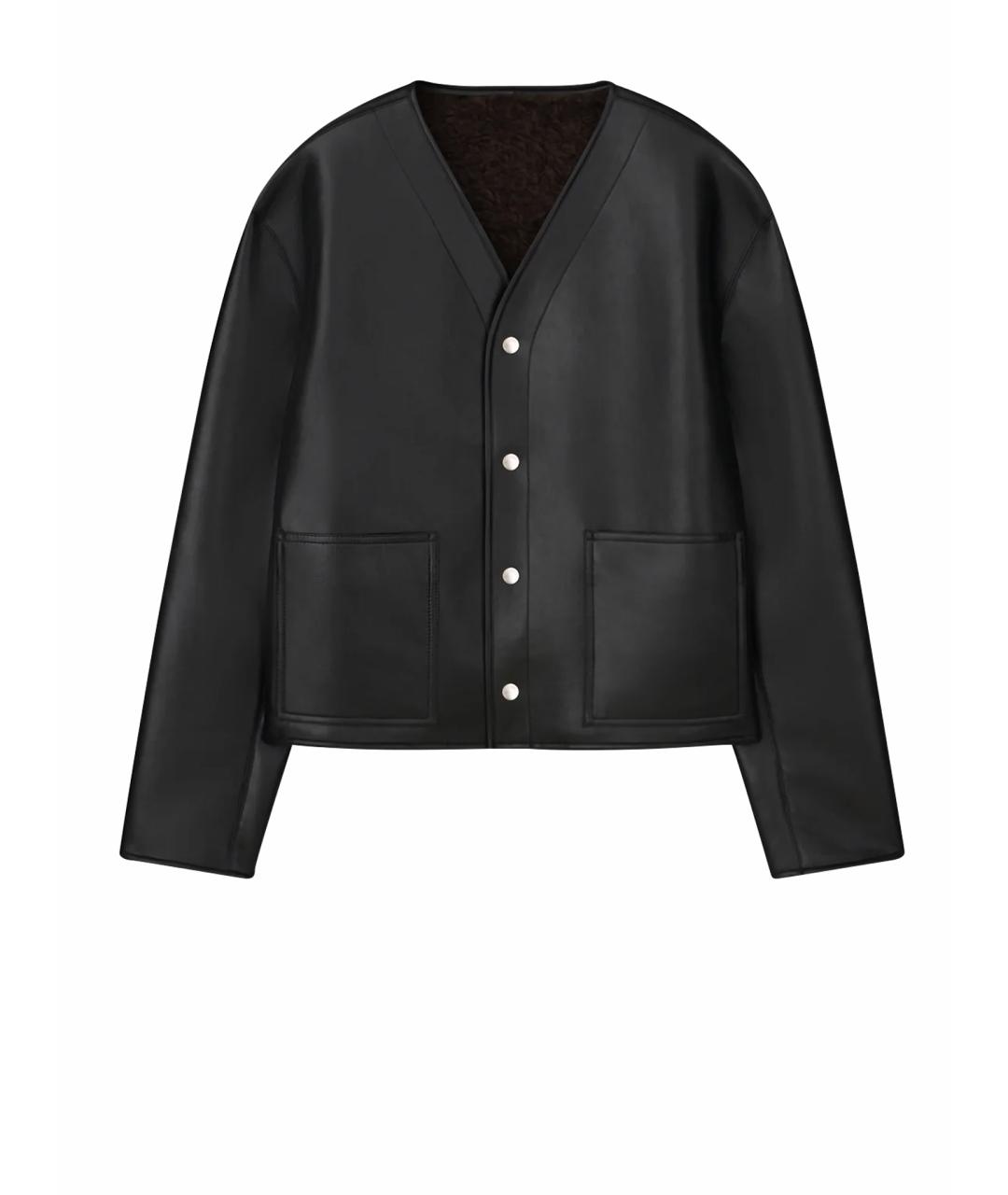 NANUSHKA Черная дубленка, фото 1