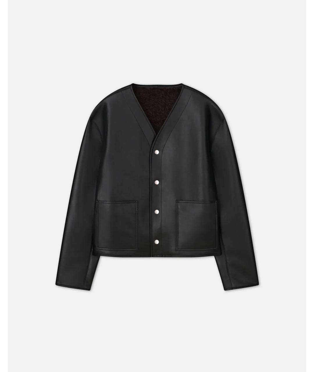 NANUSHKA Черная дубленка, фото 10