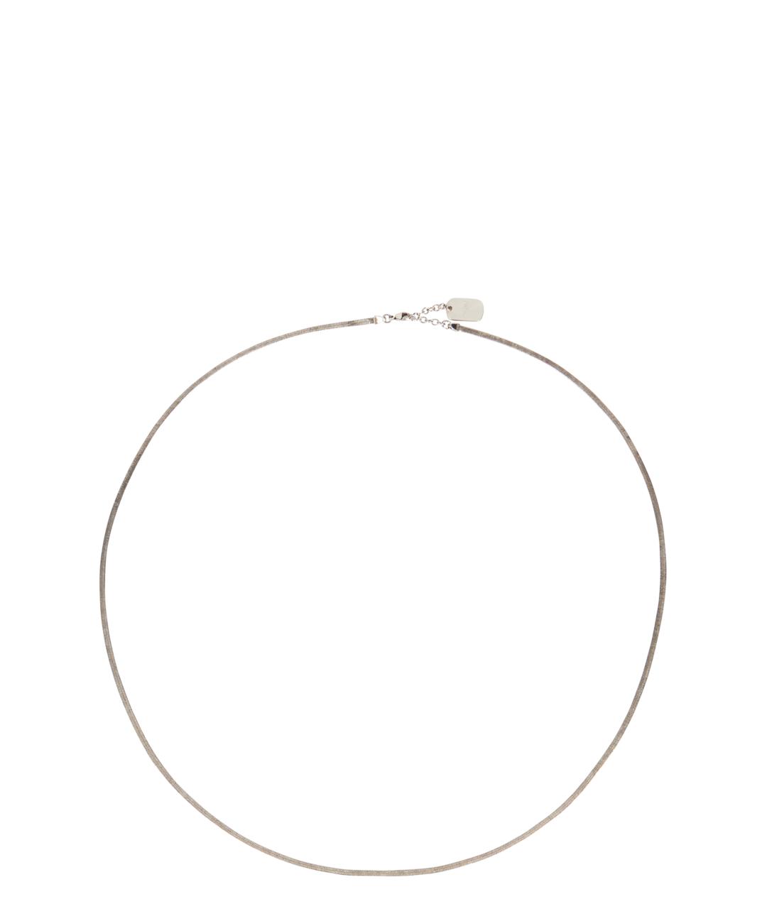 SAINT LAURENT Серебряная металлическая цепочка/подвеска, фото 3