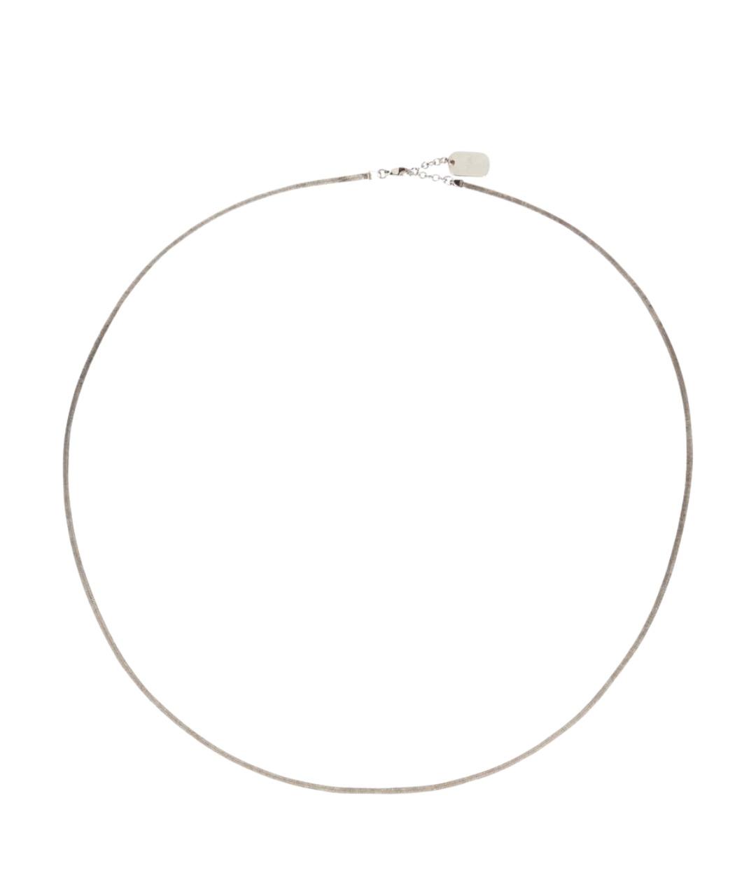 SAINT LAURENT Серебряная металлическая цепочка/подвеска, фото 1