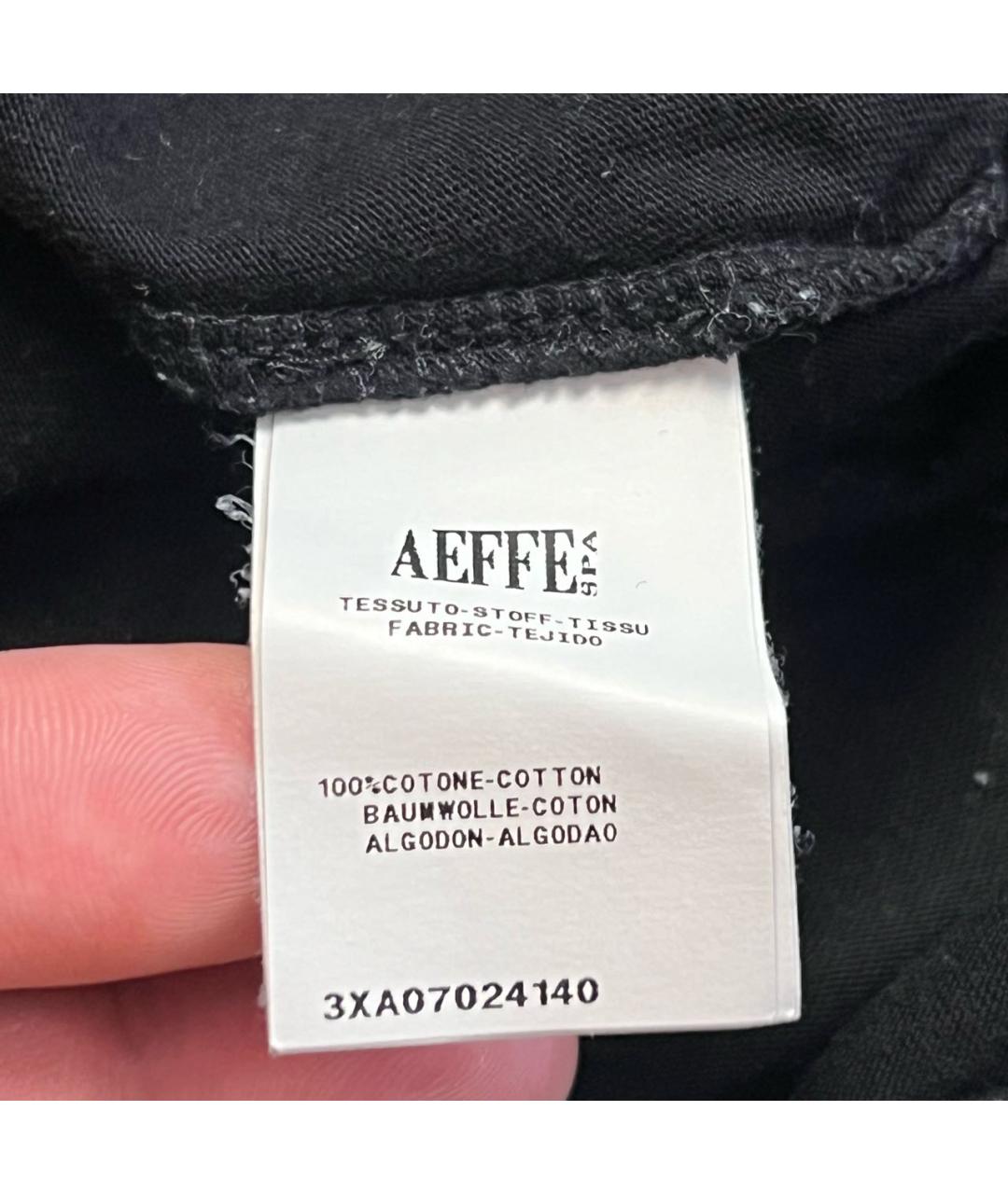 MOSCHINO Черная хлопковая футболка, фото 5