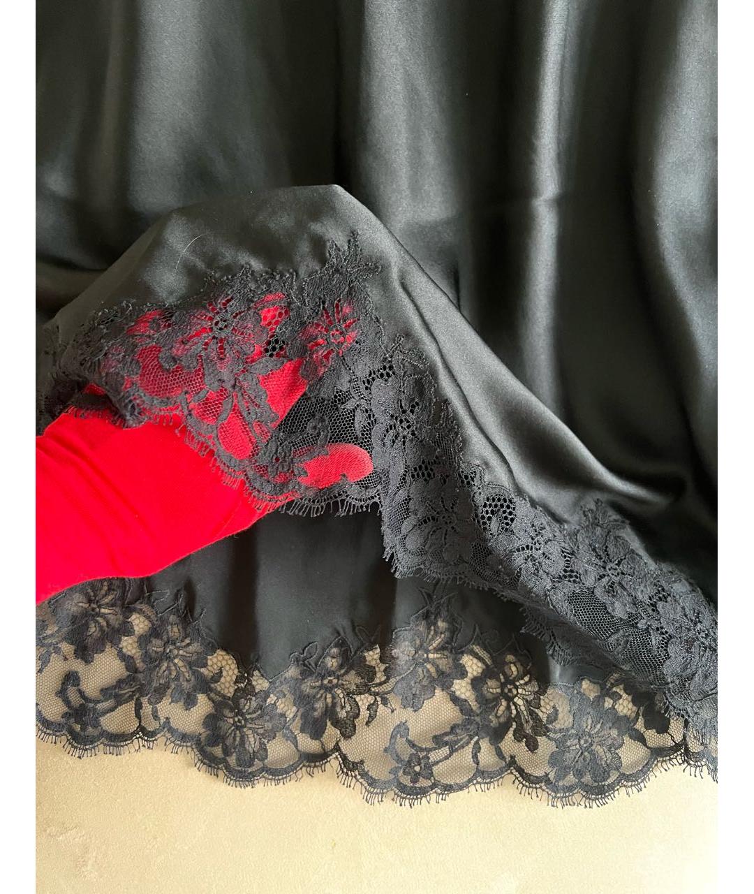 THE ROW Черное шелковое коктейльное платье, фото 2