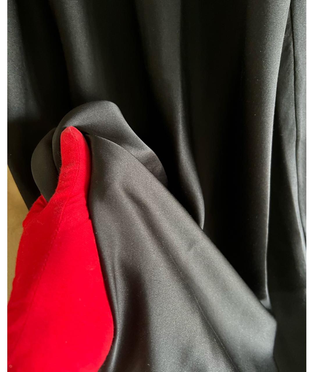 THE ROW Черное шелковое коктейльное платье, фото 6