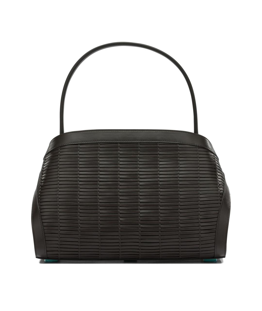 FERRAGAMO Коричневая кожаная сумка через плечо, фото 3