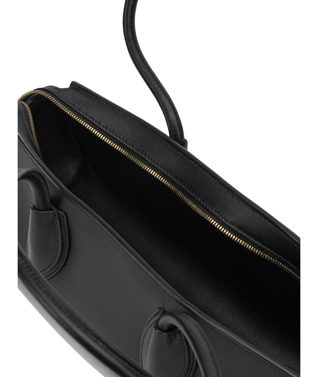 KHAITE Черная кожаная сумка через плечо, фото 5