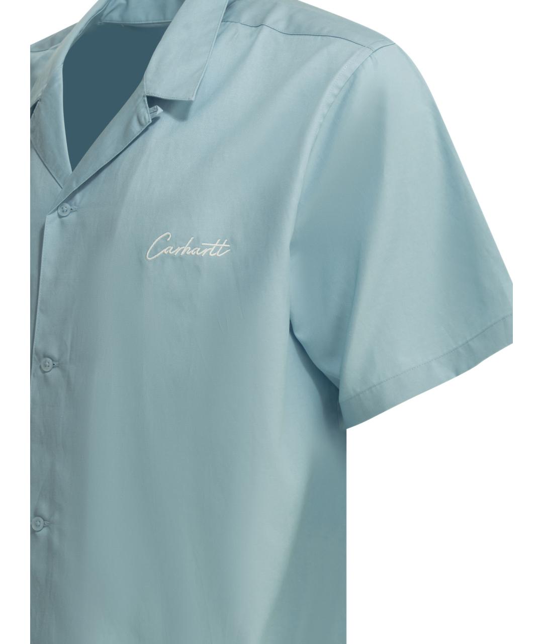 CARHARTT WIP Голубая кэжуал рубашка, фото 4