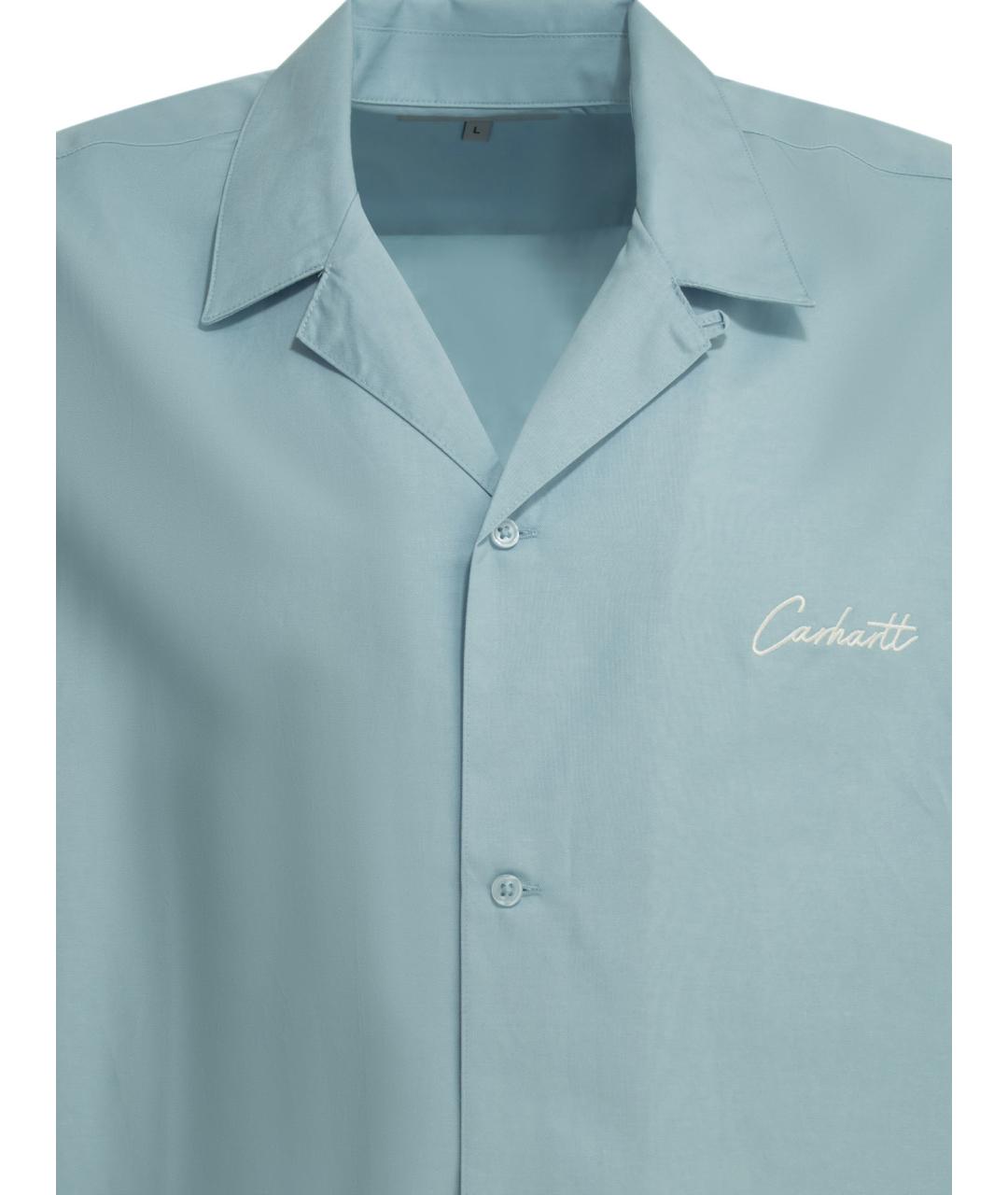 CARHARTT WIP Голубая кэжуал рубашка, фото 3