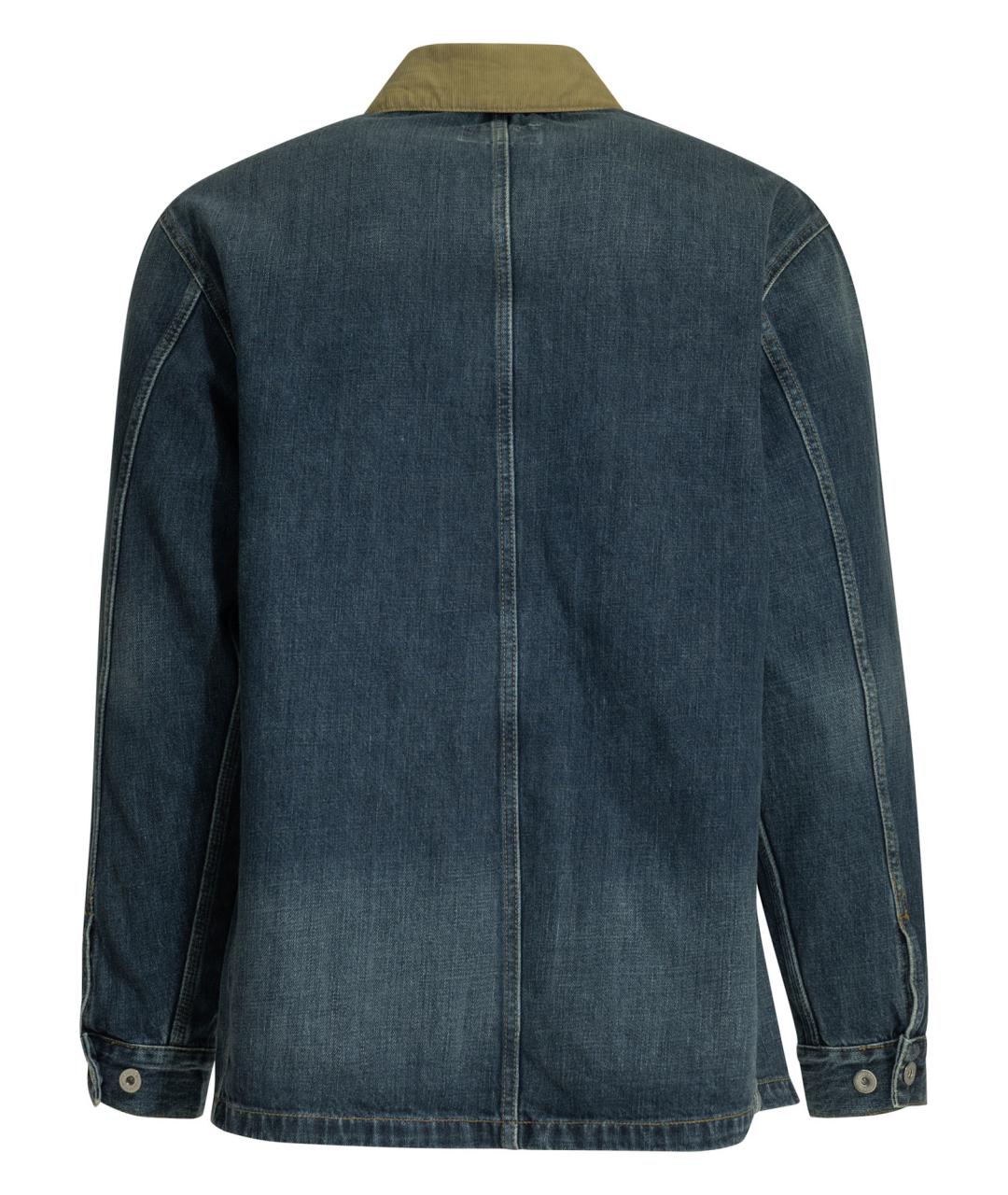 CARHARTT WIP Синяя хлопковая куртка, фото 2