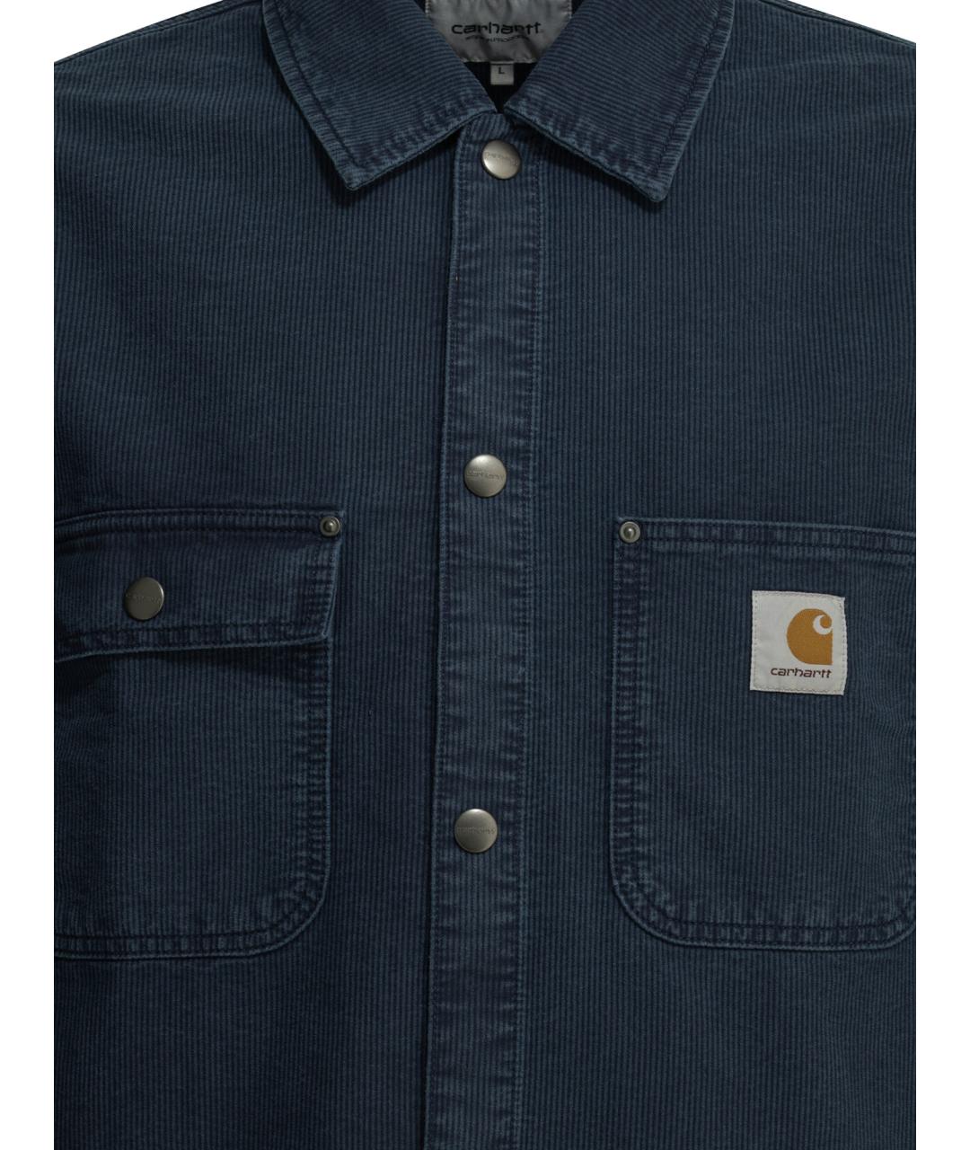 CARHARTT WIP Синяя хлопковая куртка, фото 3