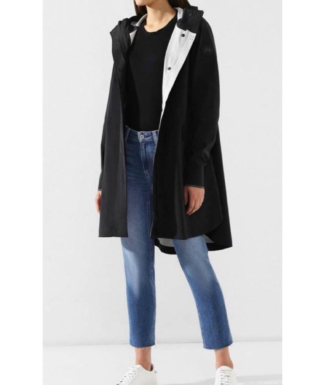 CANADA GOOSE Темно-синий полиэстеровый тренч/плащ, фото 6