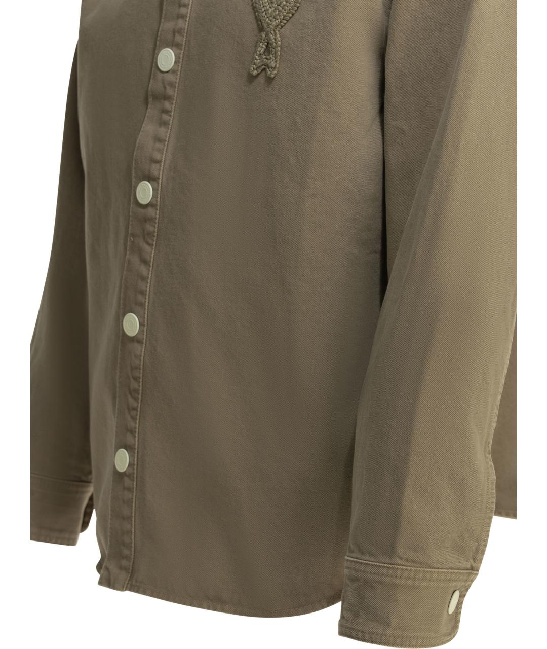 Ami Paris Бежевая хлопковая куртка, фото 4