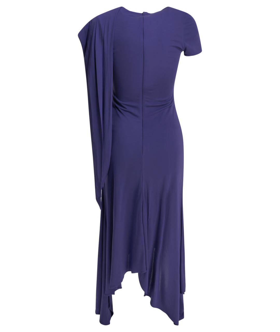 ACNE STUDIOS Фиолетовое вискозное коктейльное платье, фото 2