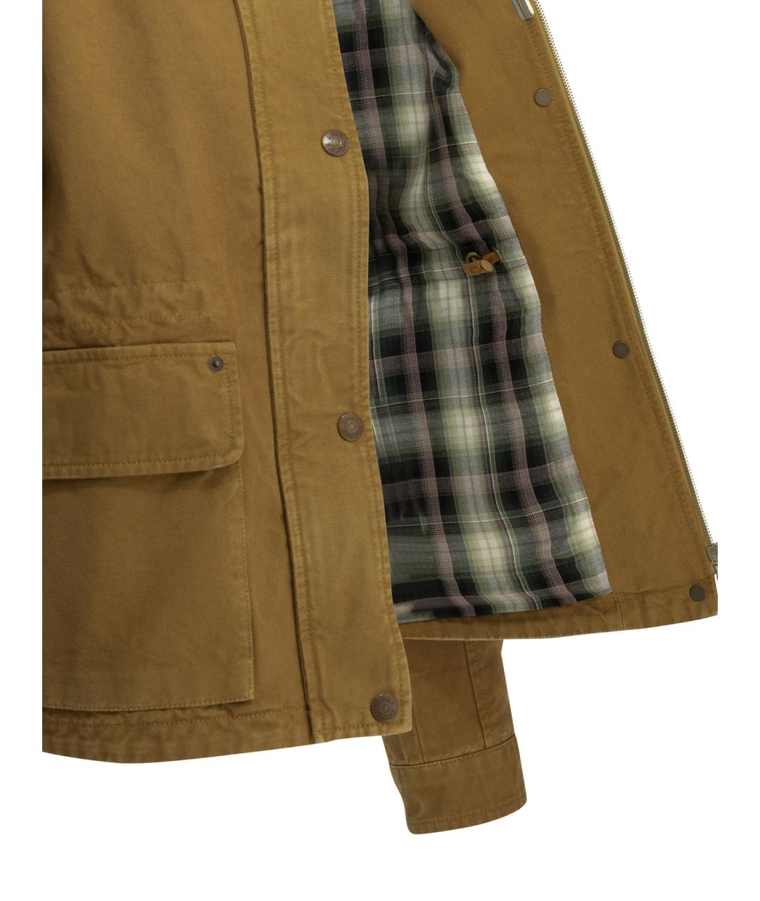 ACNE STUDIOS Коричневое хлопковое пальто, фото 4