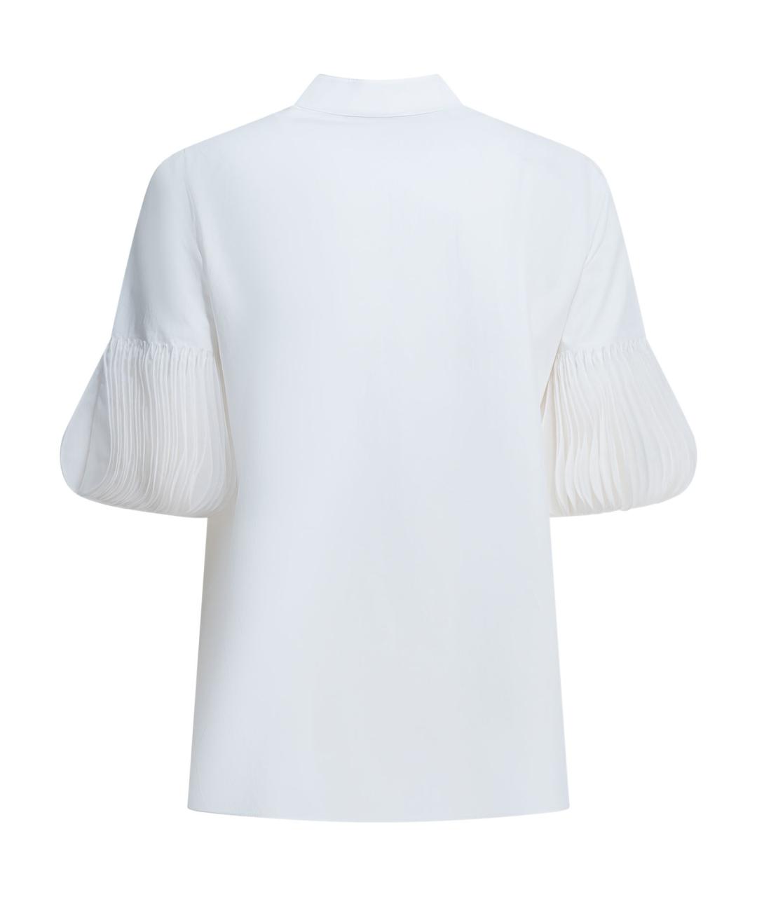 VALENTINO Белая хлопковая рубашка, фото 2