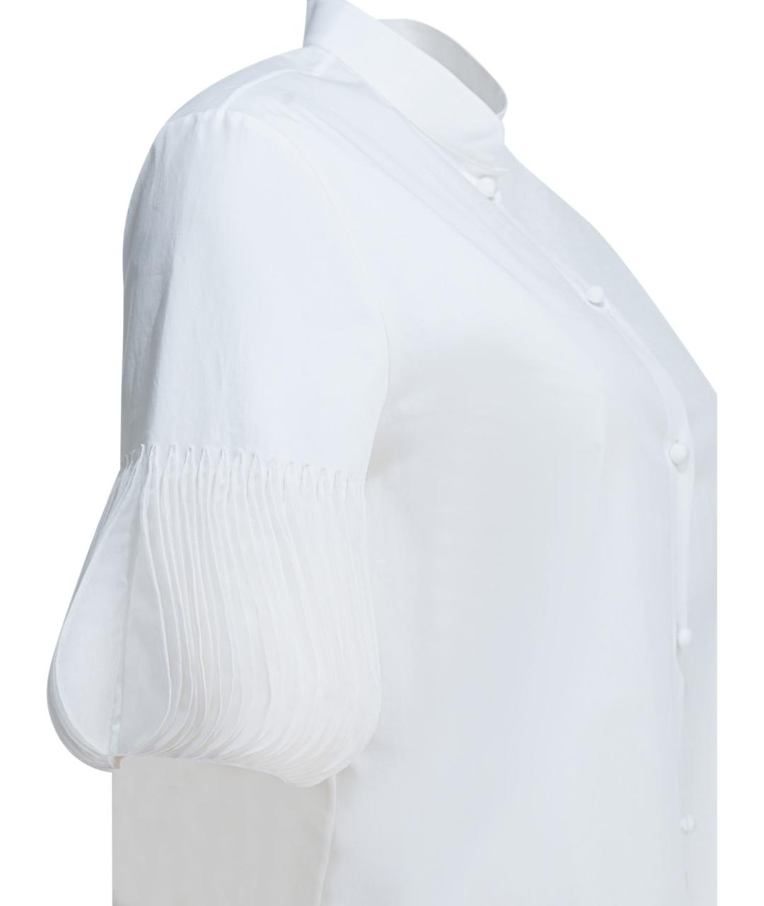 VALENTINO Белая хлопковая рубашка, фото 4