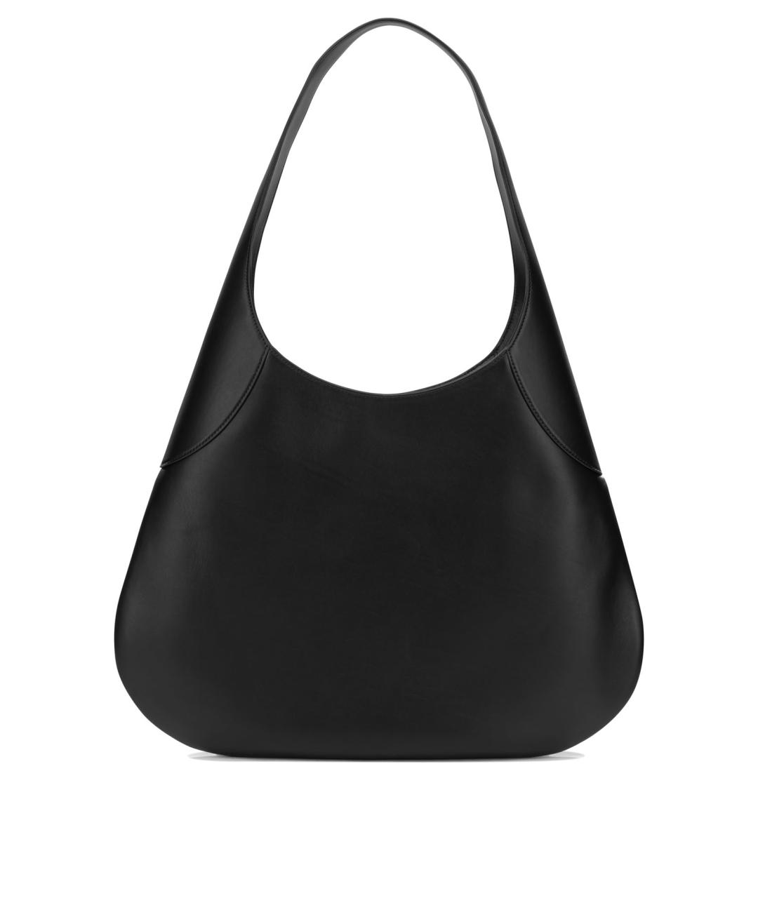 KHAITE Черная кожаная сумка через плечо, фото 3