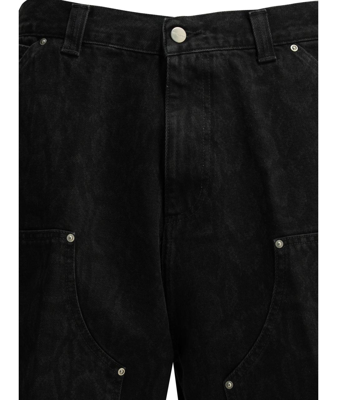 CARHARTT WIP Черные хлопковые шорты, фото 3