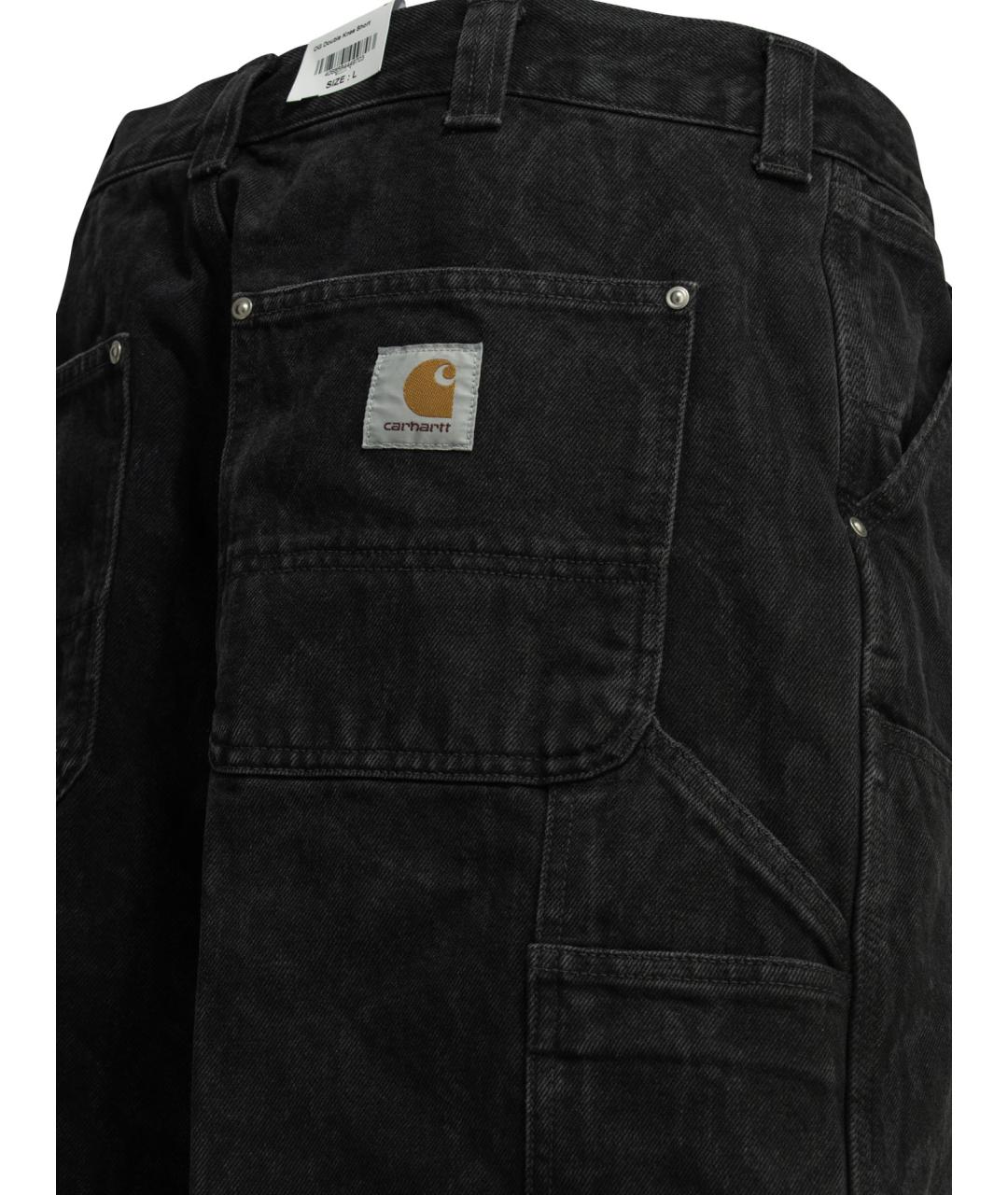 CARHARTT WIP Черные хлопковые шорты, фото 4