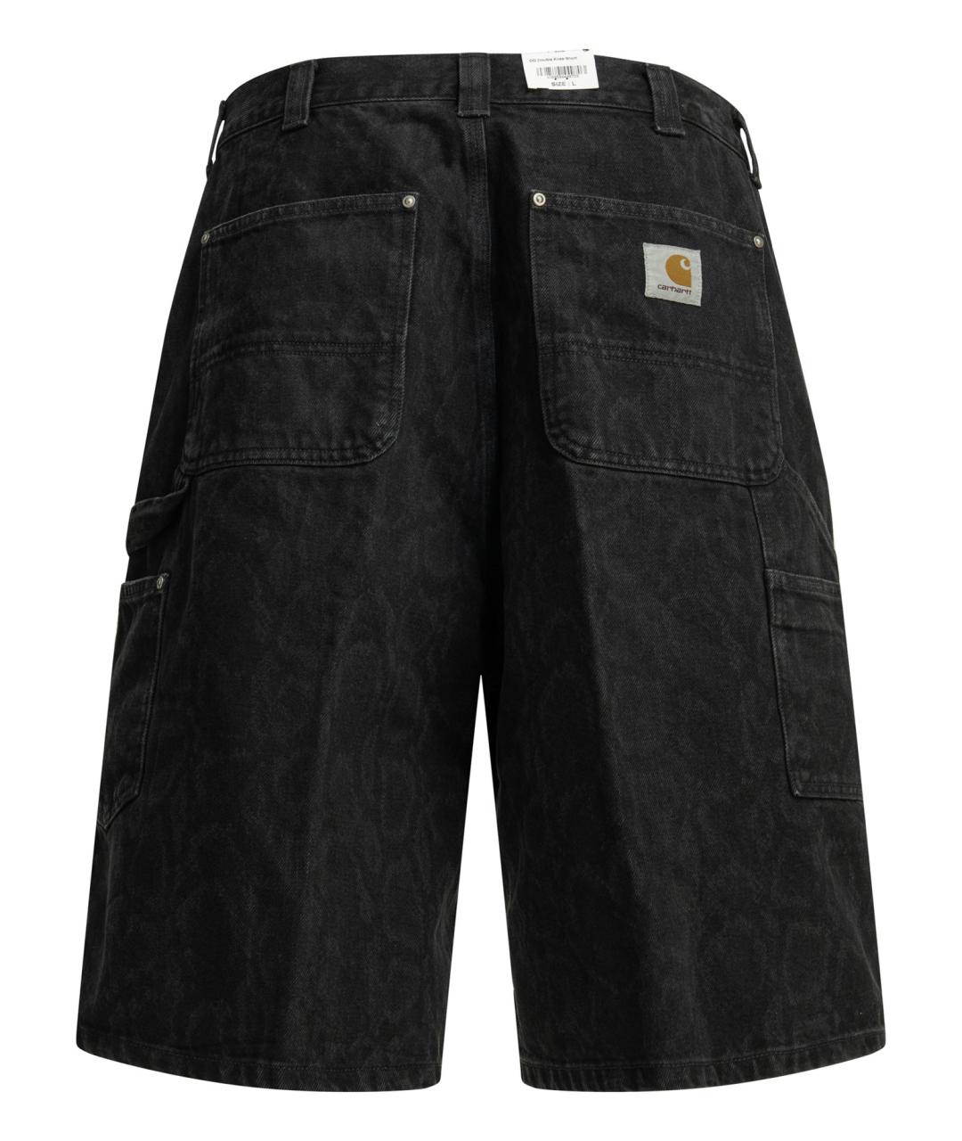 CARHARTT WIP Черные хлопковые шорты, фото 2