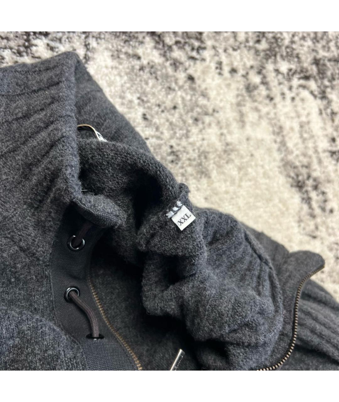 BIKKEMBERGS Антрацитовый шерстяной джемпер / свитер, фото 5