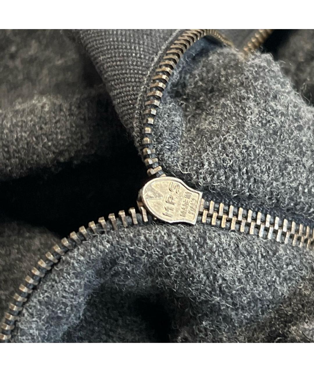 BIKKEMBERGS Антрацитовый шерстяной джемпер / свитер, фото 8