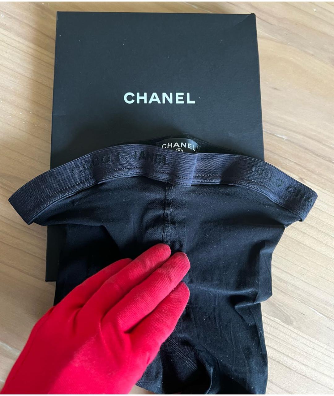 CHANEL Черные носки, чулки и колготы, фото 3