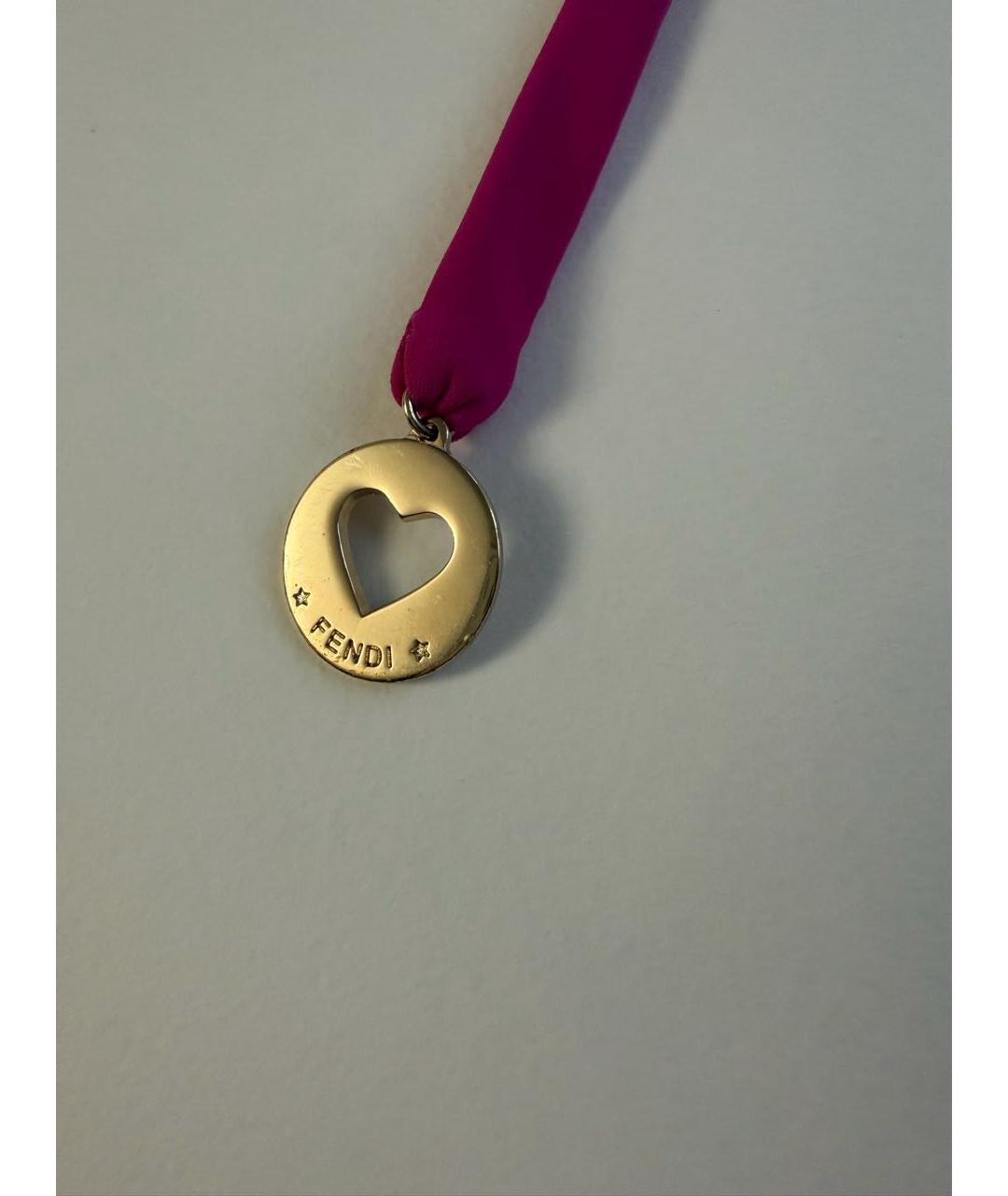 FENDI Фуксия хлопковая туника, фото 8