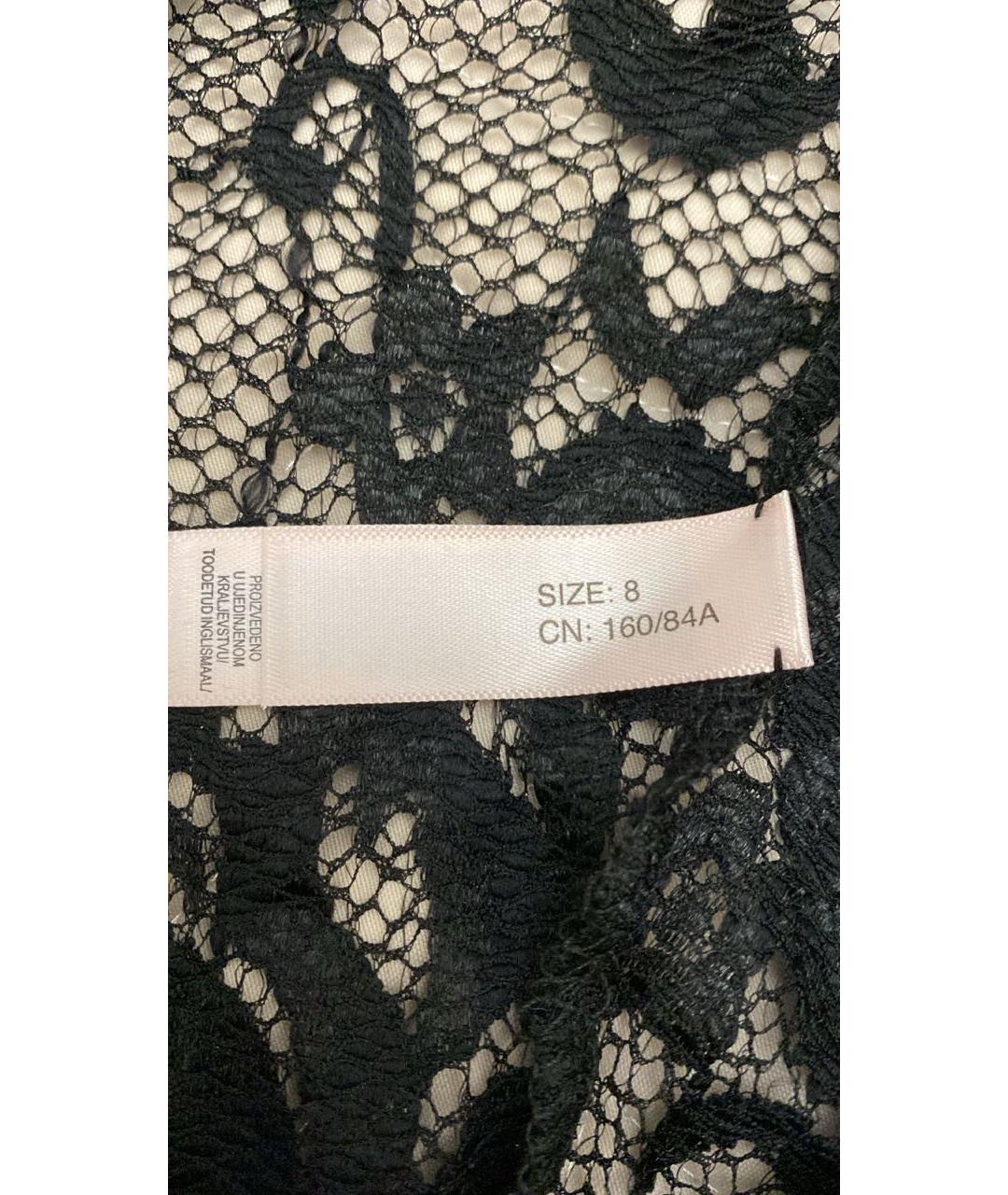 AGENT PROVOCATEUR Черное кружевное коктейльное платье, фото 3