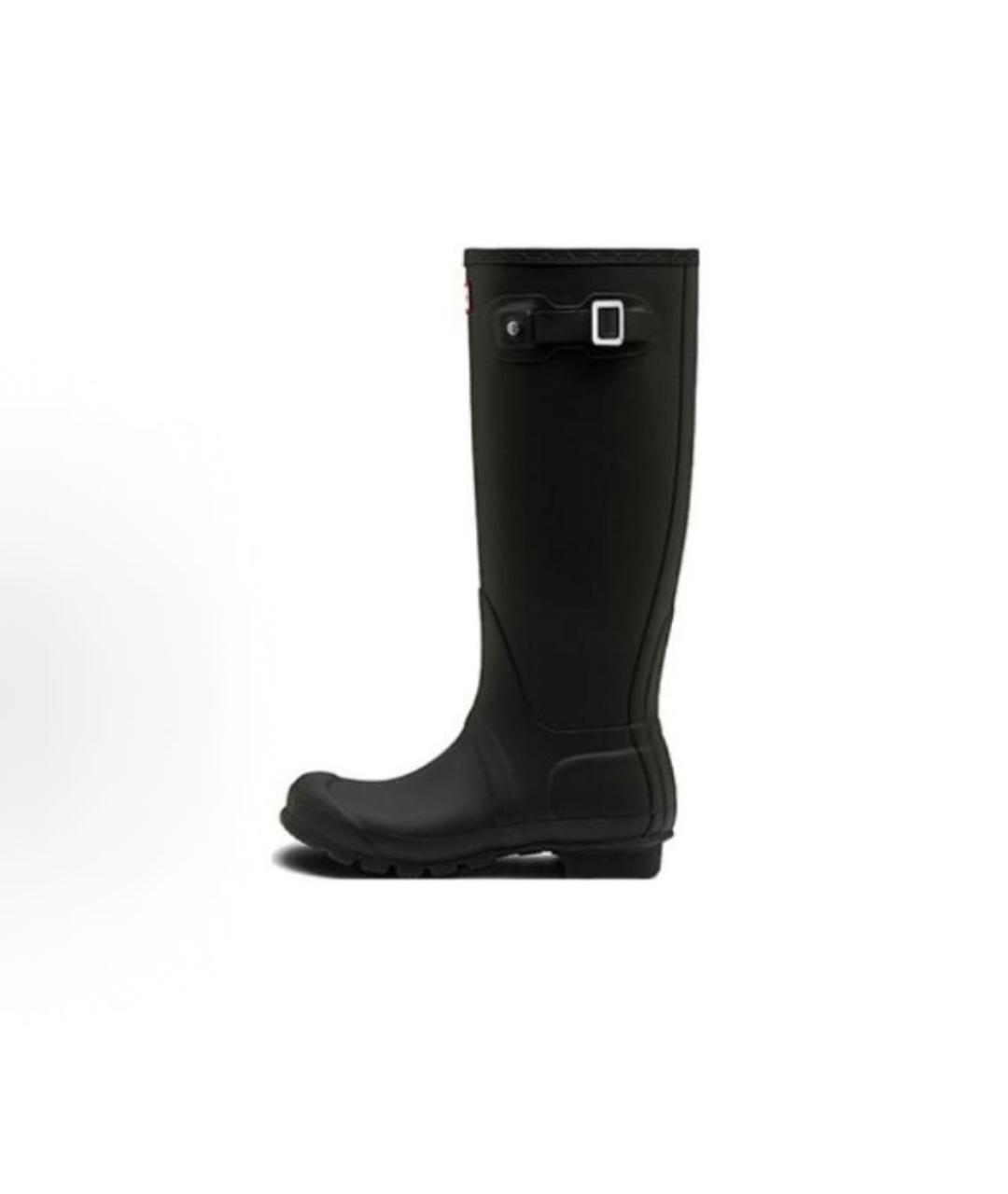 HUNTER Черные резиновые сапоги, фото 5