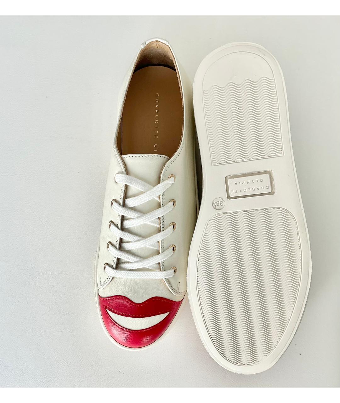 CHARLOTTE OLYMPIA Кожаные кеды, фото 3