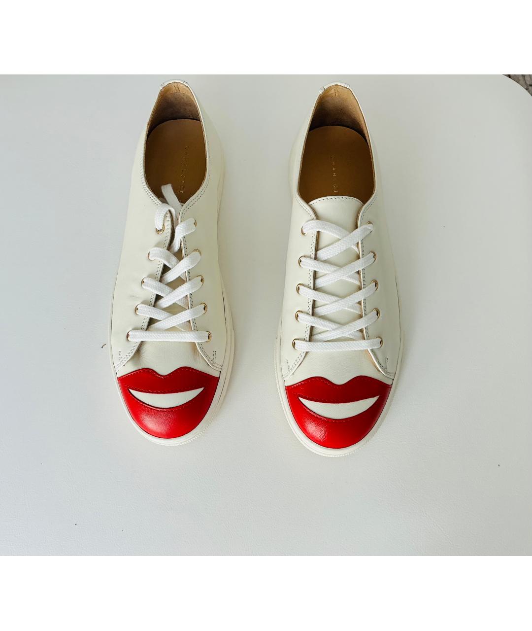 CHARLOTTE OLYMPIA Кожаные кеды, фото 2