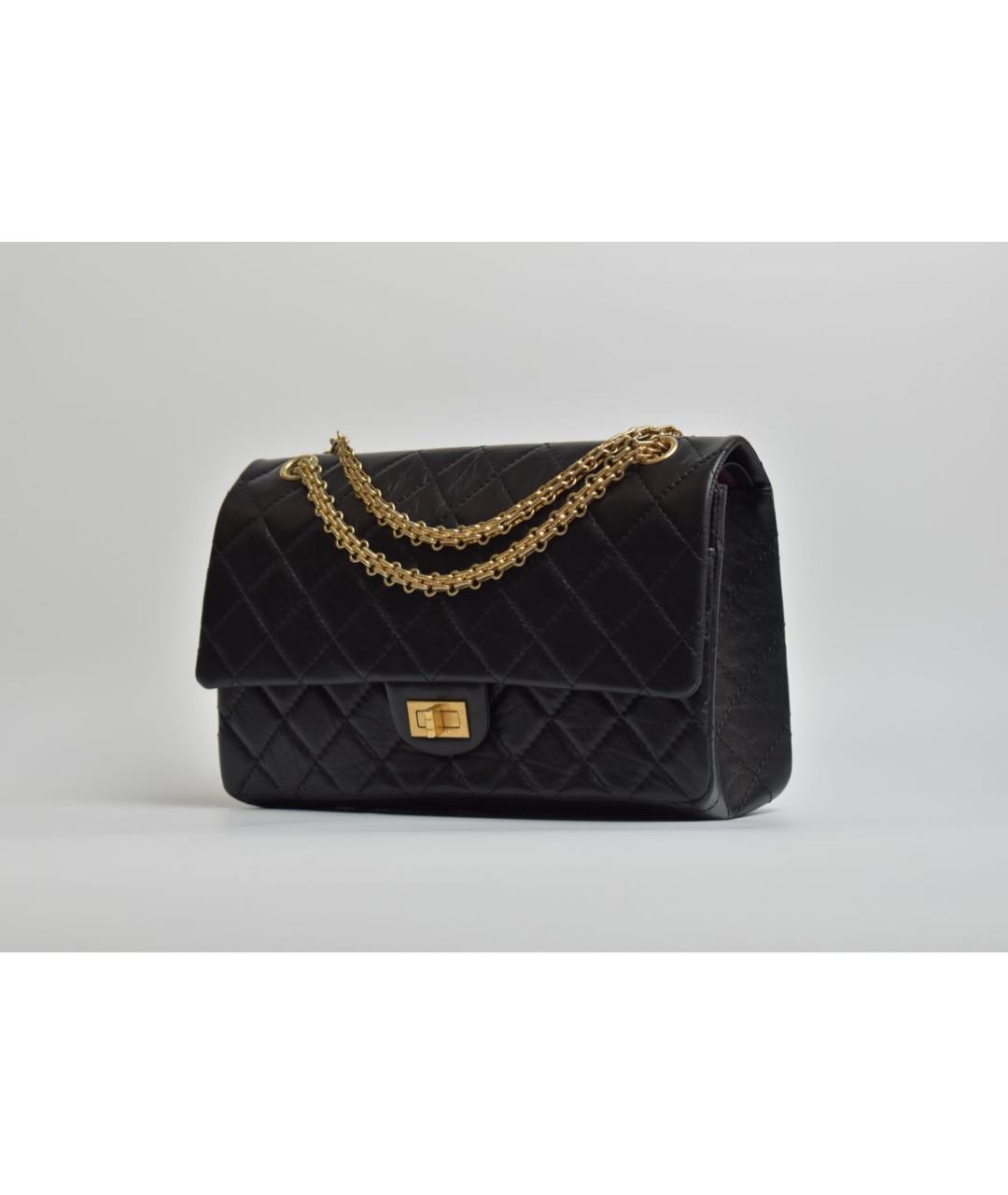 CHANEL Черная кожаная сумка через плечо, фото 2