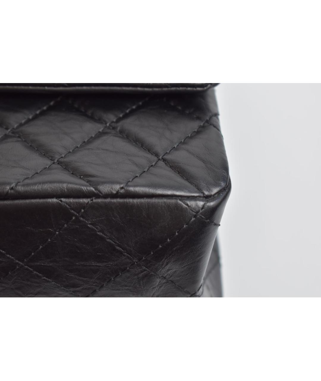 CHANEL Черная кожаная сумка через плечо, фото 7