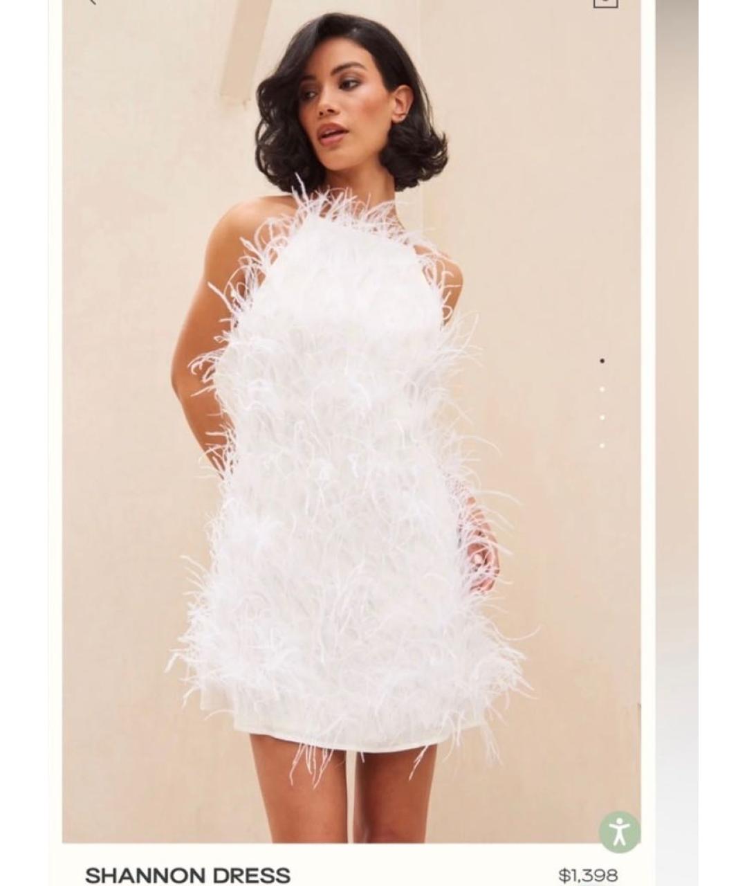 CULT GAIA Белое коктейльное платье, фото 2