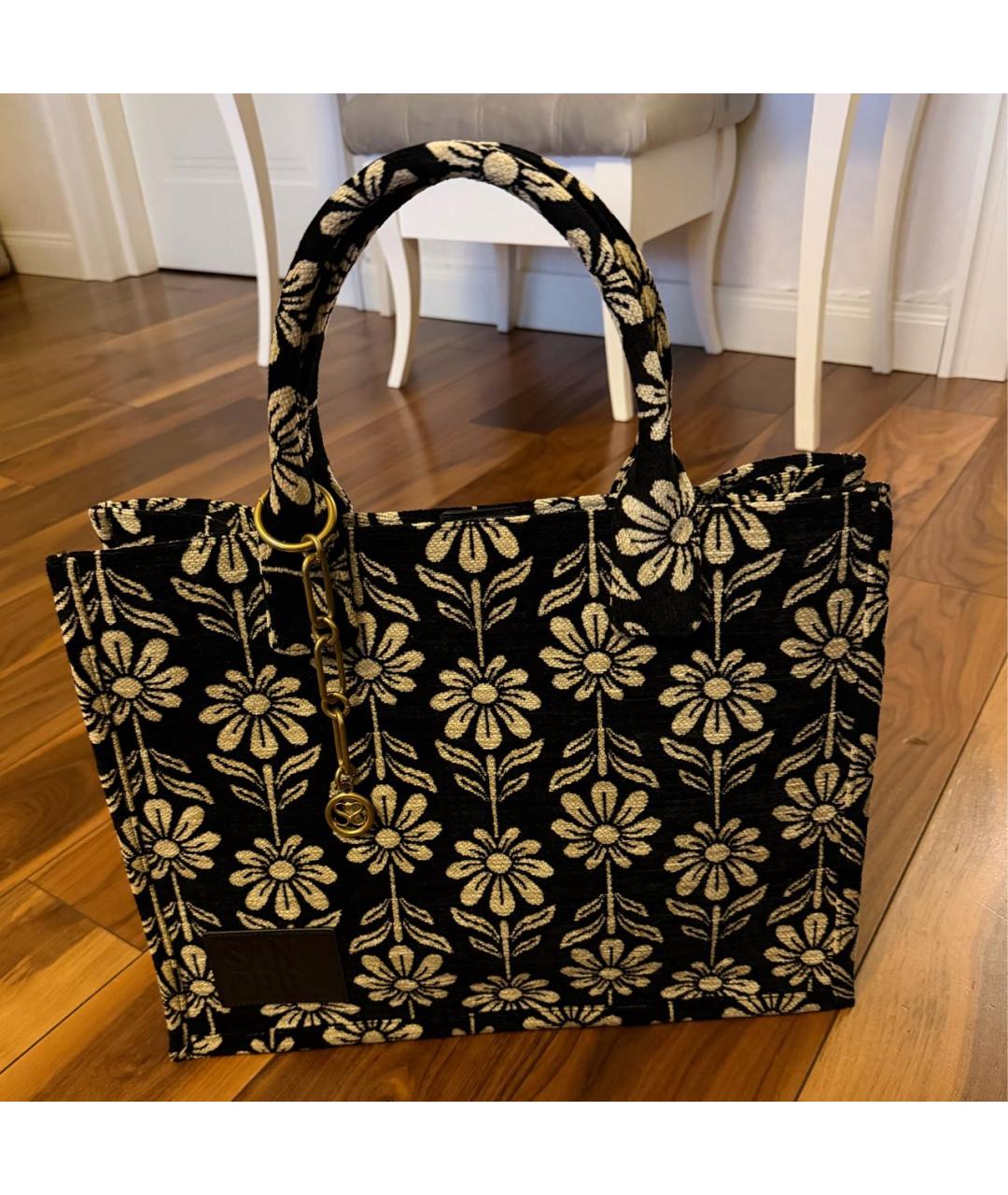 SANDRO Мульти хлопковая сумка тоут, фото 5