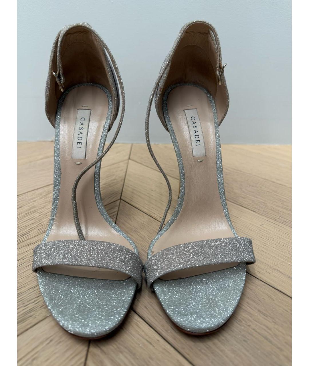 CASADEI Белые босоножки, фото 2