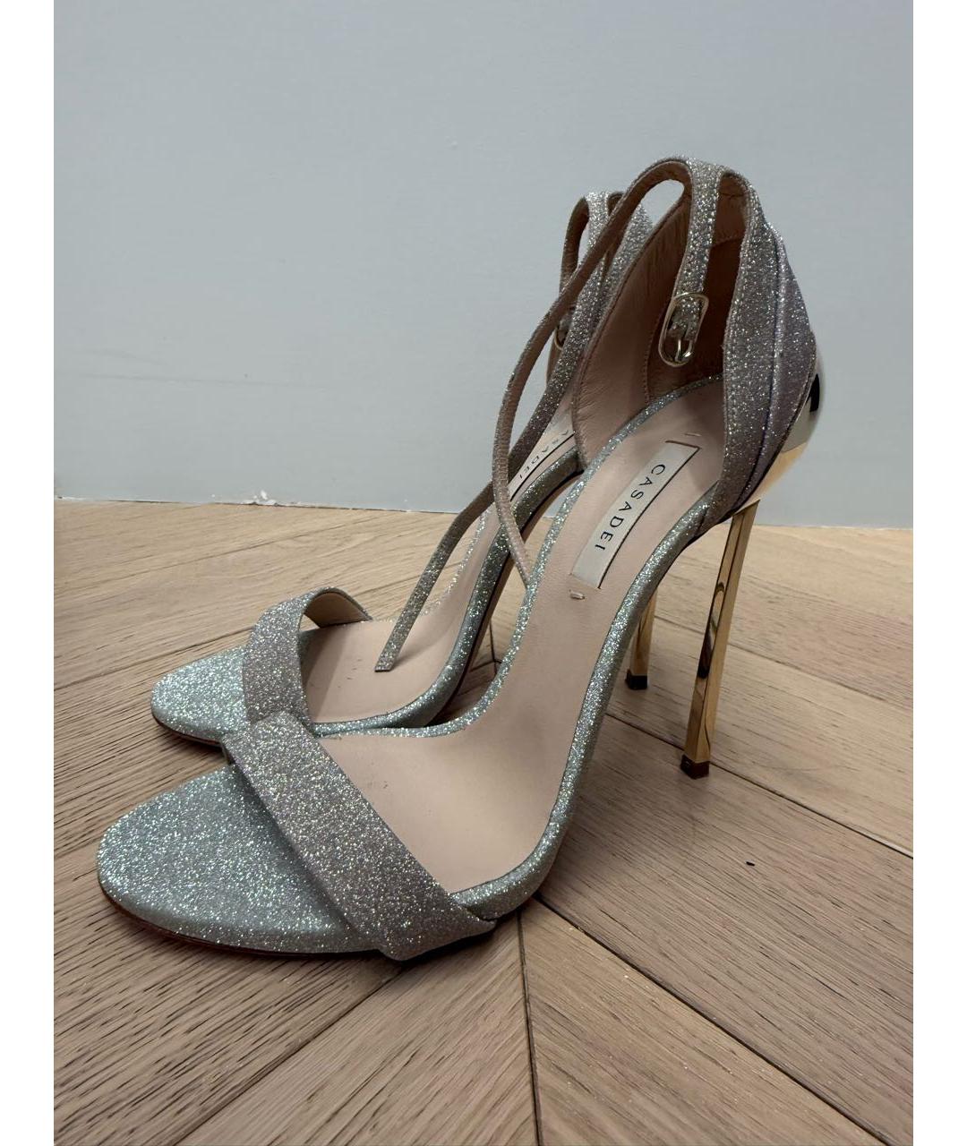 CASADEI Белые босоножки, фото 6