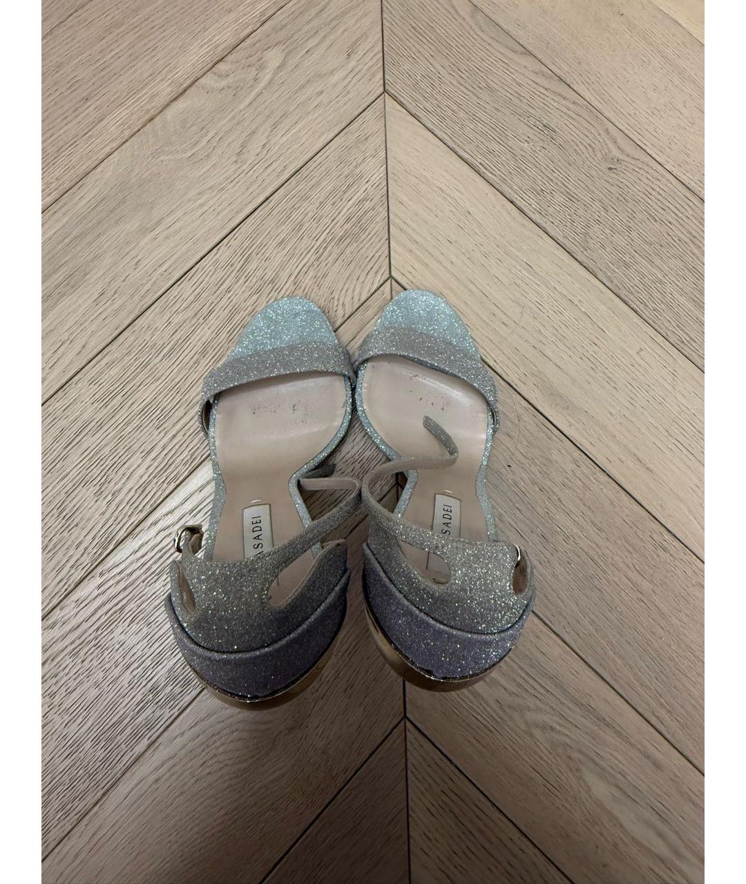 CASADEI Белые босоножки, фото 3