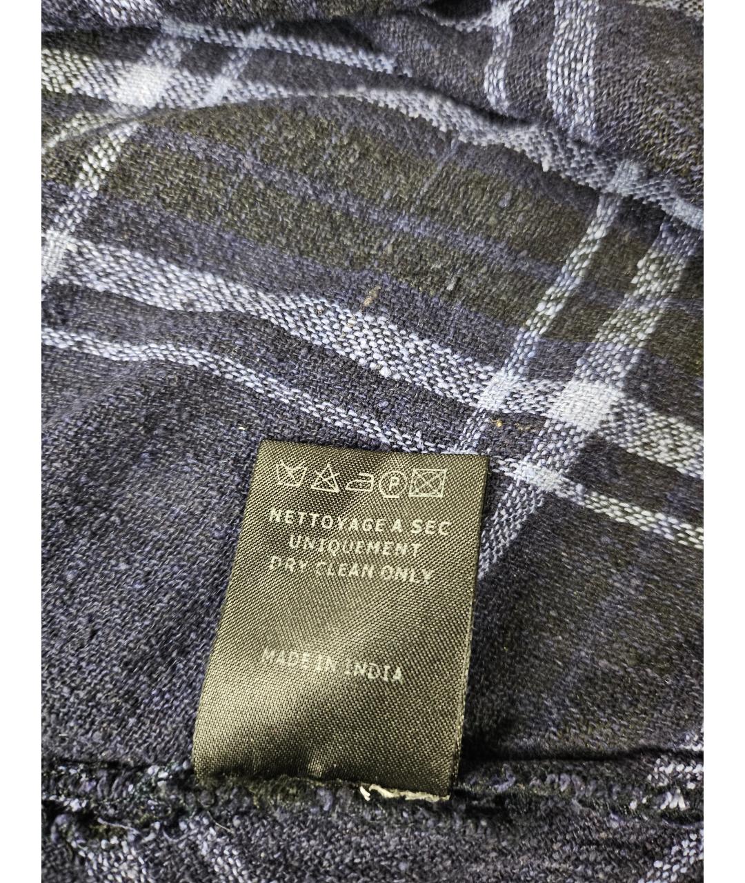 ISABEL MARANT Синяя шелковая блузы, фото 9