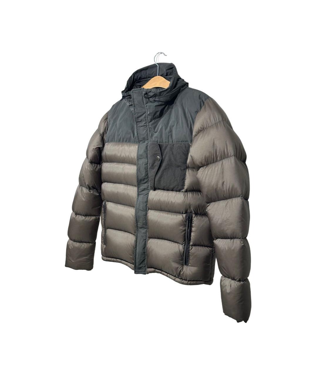 CP COMPANY Коричневый полиамидовый пуховик, фото 2