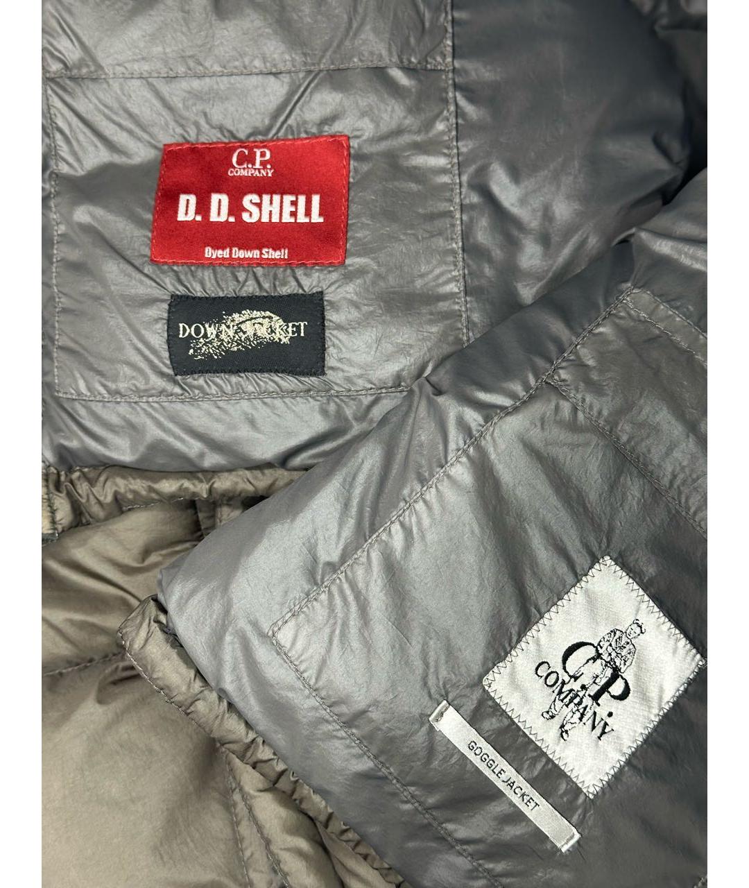 CP COMPANY Коричневый полиамидовый пуховик, фото 6