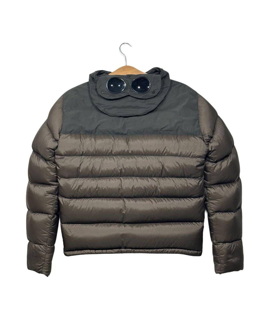 CP COMPANY Коричневый полиамидовый пуховик, фото 3