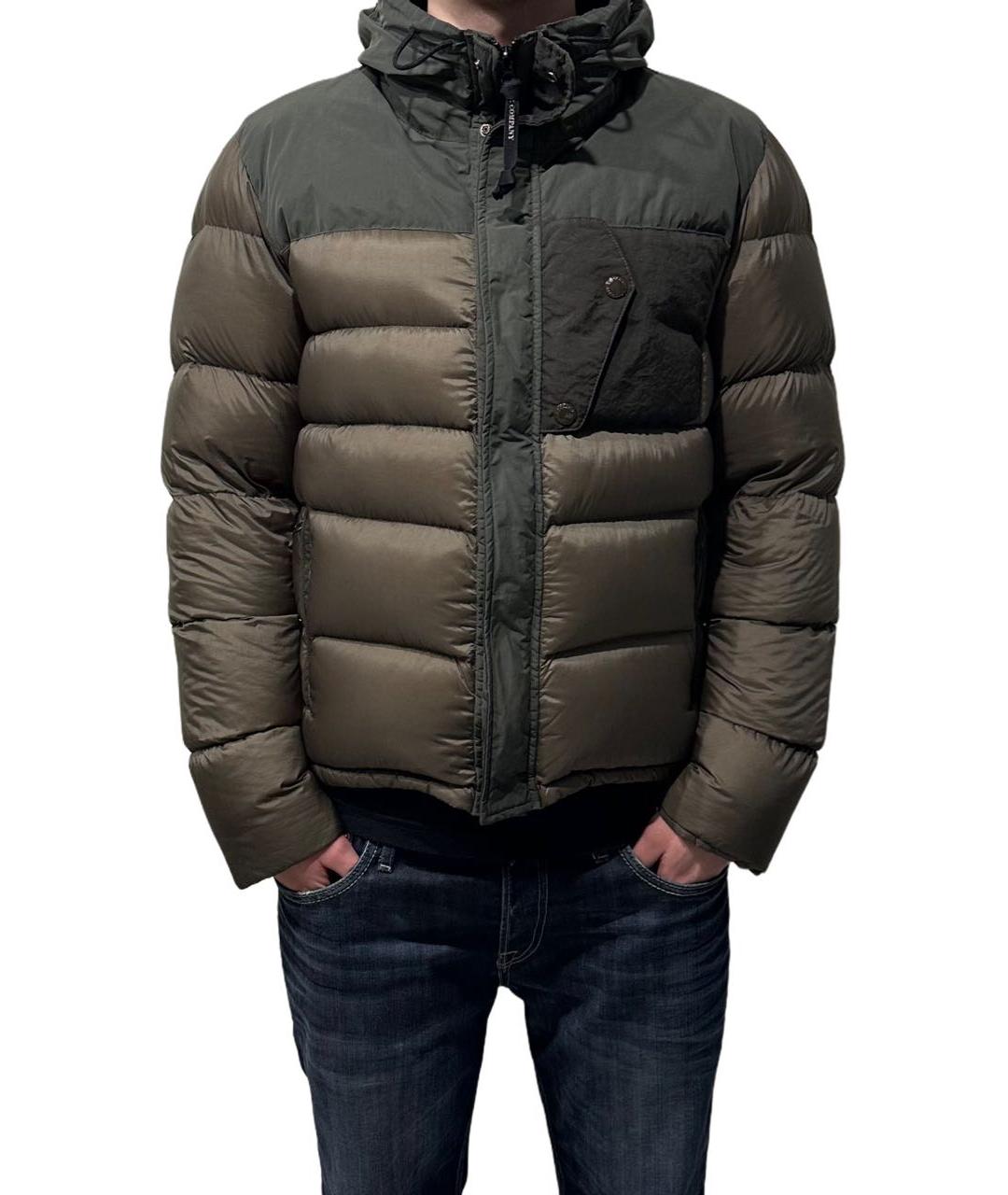 CP COMPANY Коричневый полиамидовый пуховик, фото 4