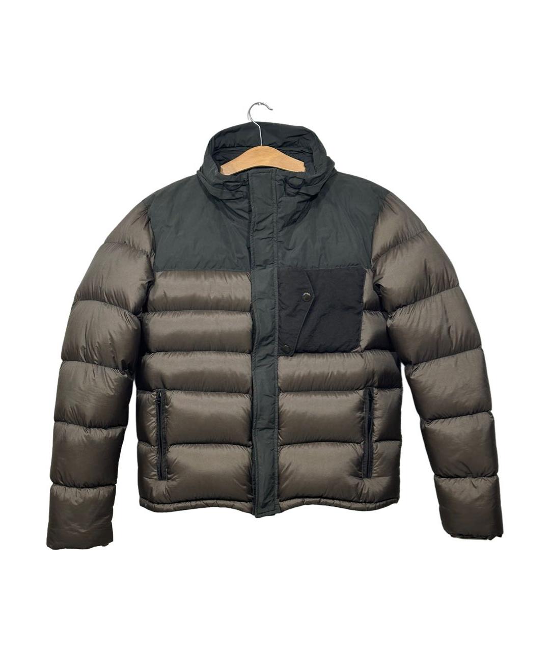 CP COMPANY Коричневый полиамидовый пуховик, фото 1