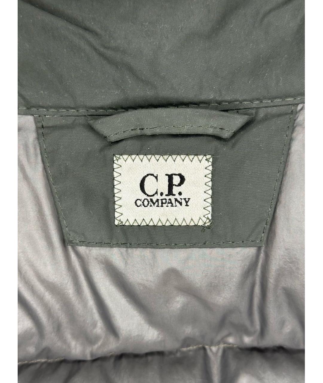 CP COMPANY Коричневый полиамидовый пуховик, фото 5