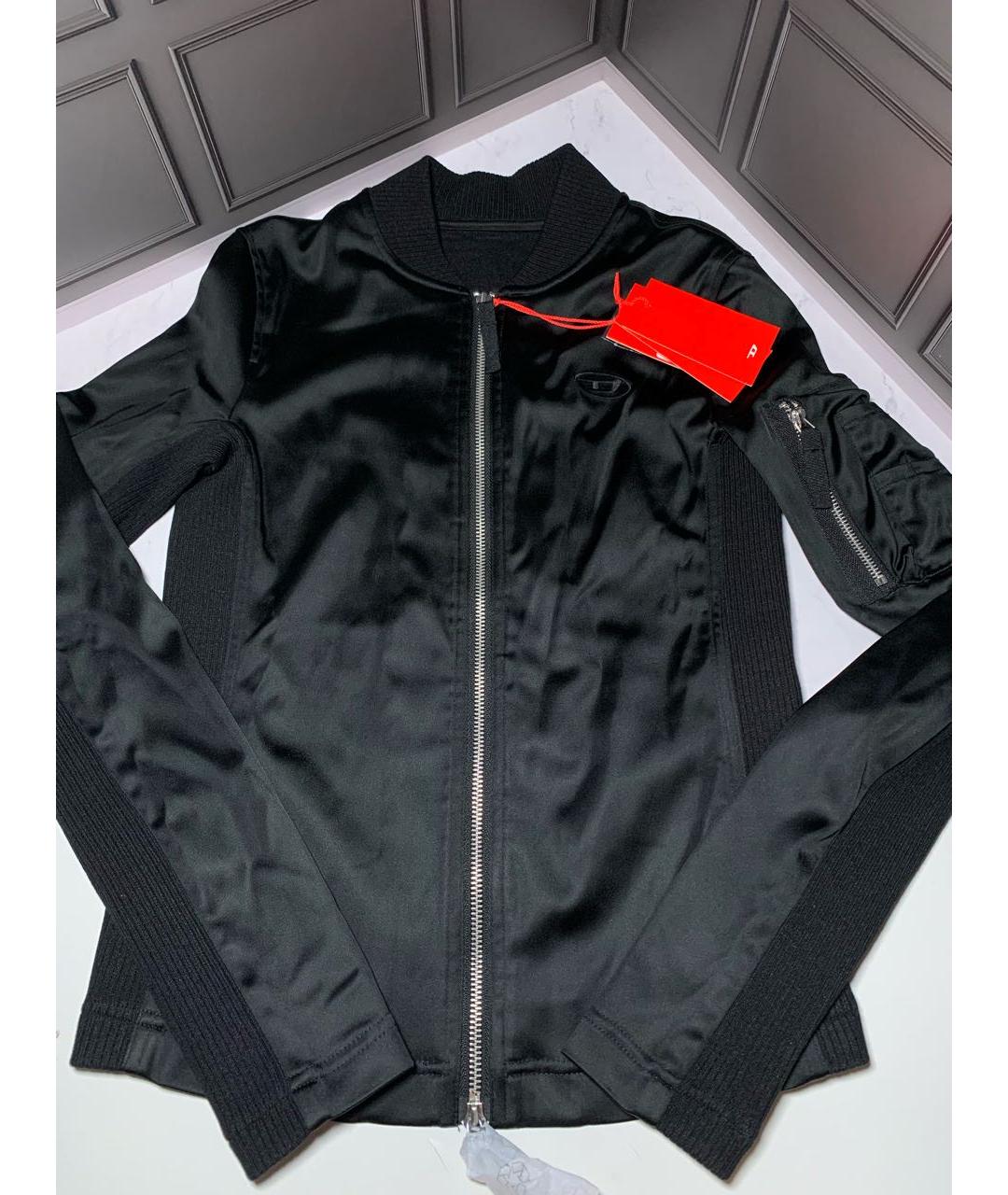 DIESEL Черная ацетатная куртка, фото 5